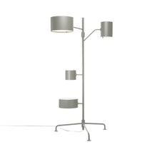 Load image into Gallery viewer, Statistocrat LED Floor Lamp in Silk Grey.