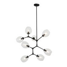 Load image into Gallery viewer, Nexpo Pendant Light in Coal (8-Light).