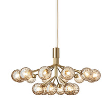 Load image into Gallery viewer, Apiales Chandelier in Brushed Brass/Optic Gold (18-Light).