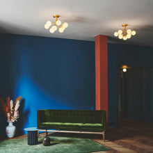 Load image into Gallery viewer, Apiales Semi Flush Mount Ceiling Light in living room.