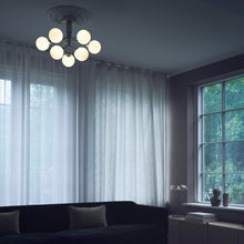 Load image into Gallery viewer, Apiales Semi Flush Mount Ceiling Light in living room.