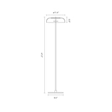 Load image into Gallery viewer, Blossi LED Floor Lamp - line drawing.
