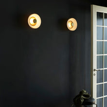 Load image into Gallery viewer, Blossi LED Wall Light in living room.