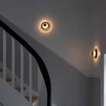 Load image into Gallery viewer, Blossi LED Wall Light in stairway.