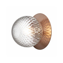 Load image into Gallery viewer, Liila IP 44 Ceiling / Wall Light in Dark Bronze/Optic Clear (Medium).