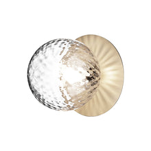 Load image into Gallery viewer, Liila IP 44 Ceiling / Wall Light in Nordic Gold/Optic Clear (Medium).