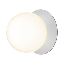Load image into Gallery viewer, Liila IP 44 Ceiling / Wall Light in Light Silver/Opal White (Large).