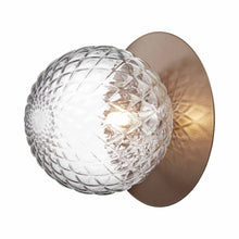 Load image into Gallery viewer, Liila IP 44 Ceiling / Wall Light in Dark Bronze/Optic Clear (Large).