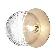 Load image into Gallery viewer, Liila IP 44 Ceiling / Wall Light in Nordic Gold/Optic Clear (Large).