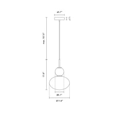 Load image into Gallery viewer, Rizzatto Pendant Light - line drawing.