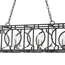 Load image into Gallery viewer, Octavio Linear Pendant Light in Detail.