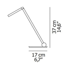 Load image into Gallery viewer, Calamaio LED Table Lamp - line drawing.