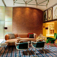 Load image into Gallery viewer, Coupe Floor Lamp in living room.