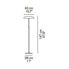 Load image into Gallery viewer, Dora LED Floor Lamp - line drawing.