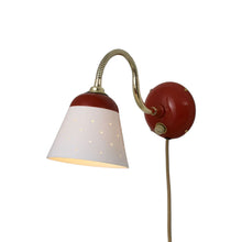 Load image into Gallery viewer, Alma Plug-In Wall Light in Coral.