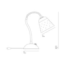 Load image into Gallery viewer, Alma Table Lamp - line drawing.