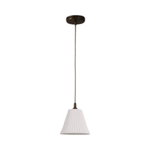 Load image into Gallery viewer, Antique Brass Pendant Light (Large Pleat).