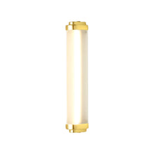 Load image into Gallery viewer, Cabin LED Wall Light in Polished Brass (Medium).