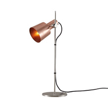Load image into Gallery viewer, Chester Table Lamp in Satin Copper.