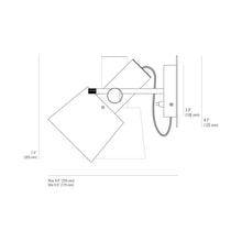 Load image into Gallery viewer, Chester Wall Light - line drawing.