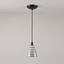 Load image into Gallery viewer, Circle Line Pendant Light in Detail.