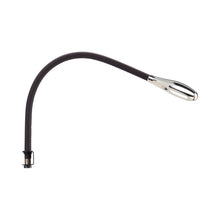 Load image into Gallery viewer, Cirrus Over The Bedhead LED Wall Light in Polished Nickel/Chocolate Brown.