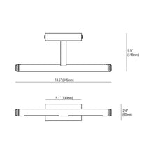 Load image into Gallery viewer, Cooper LED Picture Light - line drawing.