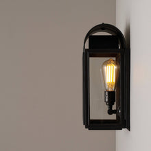 Load image into Gallery viewer, Domed Box Wall Light in Detail.