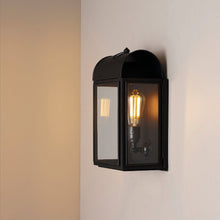 Load image into Gallery viewer, Domed Box Wall Light in Detail.