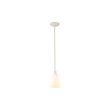 Load image into Gallery viewer, Drop One Pendant Light in Natural White Matt (Small).