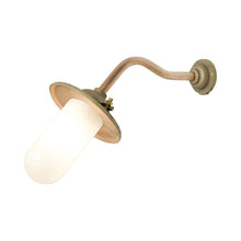 Load image into Gallery viewer, Exterior Bracket Indoor/Outdoor Wall Light in Frosted Glass/Reflector and Swing Bolt/Canted.