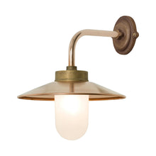 Load image into Gallery viewer, Exterior Bracket Indoor/Outdoor Wall Light in Frosted Glass/Reflector/Right Angle.