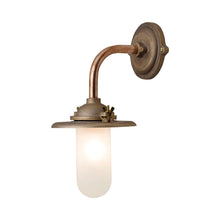 Load image into Gallery viewer, Exterior Bracket Indoor/Outdoor Wall Light in Frosted Glass/Reflector and Swing Bolt/Right Angle.