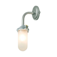 Load image into Gallery viewer, Exterior Bracket Light Indoor/Outdoor Galvanised Wall Light in Frost Glass/Ring and Swing Bolt/Right Angle.