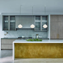 Load image into Gallery viewer, Fin Horizontal Pendant Light in kitchen.