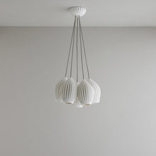 Load image into Gallery viewer, Fin Multi-Light Pendant Light in Detail.