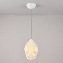 Load image into Gallery viewer, Fin Pendant Light in Detail.