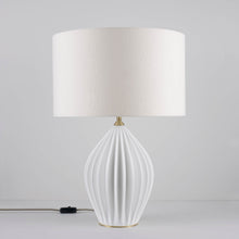 Load image into Gallery viewer, Fin Table Lamp in Detail.