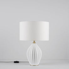 Load image into Gallery viewer, Fin Table Lamp in Detail.