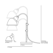 Load image into Gallery viewer, Ginger Table Lamp - line drawing.