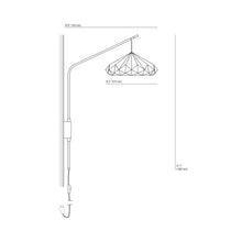 Load image into Gallery viewer, Hatton Wall Light - line drawing.
