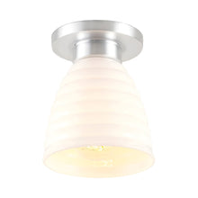 Load image into Gallery viewer, Hector Bibendum Flush Mount Ceiling Light in Brushed Aluminum.