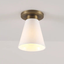 Load image into Gallery viewer, Hector Flowerpot Flush Mount Ceiling Light in Detail.