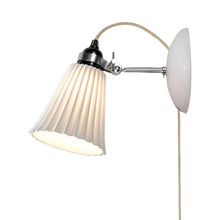 Load image into Gallery viewer, Hector Pleat Plug-In Wall Light.