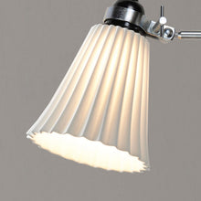 Load image into Gallery viewer, Hector Pleat Plug-In Wall Light in Detail.
