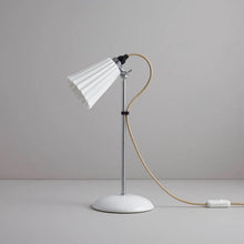 Load image into Gallery viewer, Hector Pleat Table Lamp in Detail.