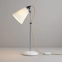 Load image into Gallery viewer, Hector Pleat Table Lamp in Detail.