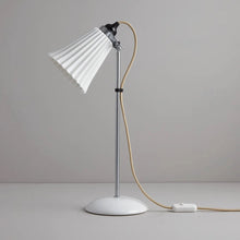Load image into Gallery viewer, Hector Pleat Table Lamp in Detail.