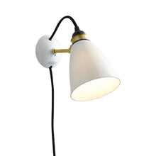 Load image into Gallery viewer, Hector Plug-In Wall Light in Black.