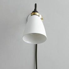Load image into Gallery viewer, Hector Plug-In Wall Light in Detail.